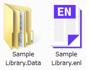 enlファイルとdataフォルダ