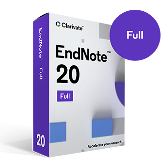 EndNote 20  パッケージ版 (Win/Mac）