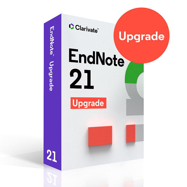 EndNote 21 Upgrade pbP[W  (Win/Macj